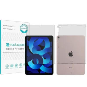محافظ صفحه نمایش شفاف راک اسپیس مدل Hygel مناسب برای تبلت اپل iPad Air (2022) به همراه محافظ پشت تبلت