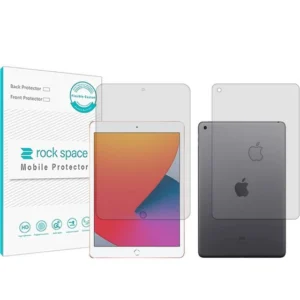 محافظ صفحه نمایش شفاف راک اسپیس مدل Hygel مناسب برای تبلت اپل iPad 10.2 (2020) به همراه محافظ پشت تبلت