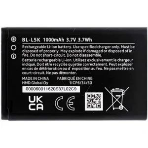باتری گوشی نوکیا مدل BL-L5K ظرفیت ۱۰۰۰ میلی‌آمپر