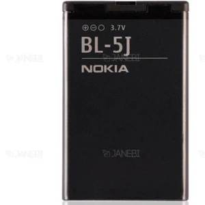باتری گوشی موبایل نوکیا مدل BL-5J ظرفیت ۱۴۳۰ میلی‌آمپر