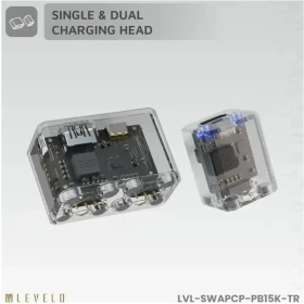 پاوربانک لولو مدل LVL-SWAPCP-PB15K ظرفیت ۱۵۰۰۰ میلی آمپر