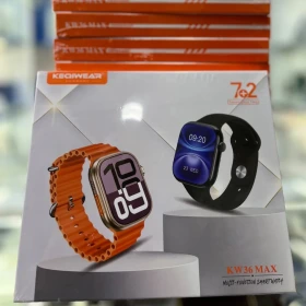 ساعت هوشمند اپل مدل KW36 MAX با ۷ بند اضافه